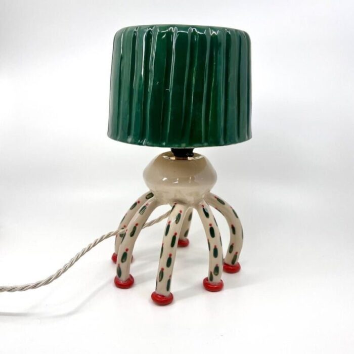 tentacles table lamp by martu ceramics 1