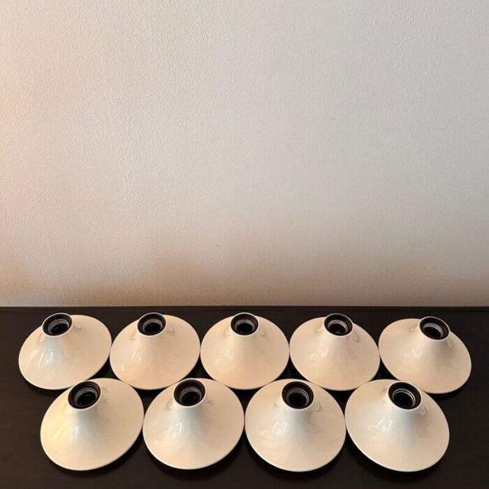 teti n 9 wall lamps by vico magistretti for artemide 1970 set of 9 2