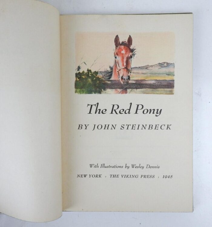 the red pony by john steinbeck book 6424