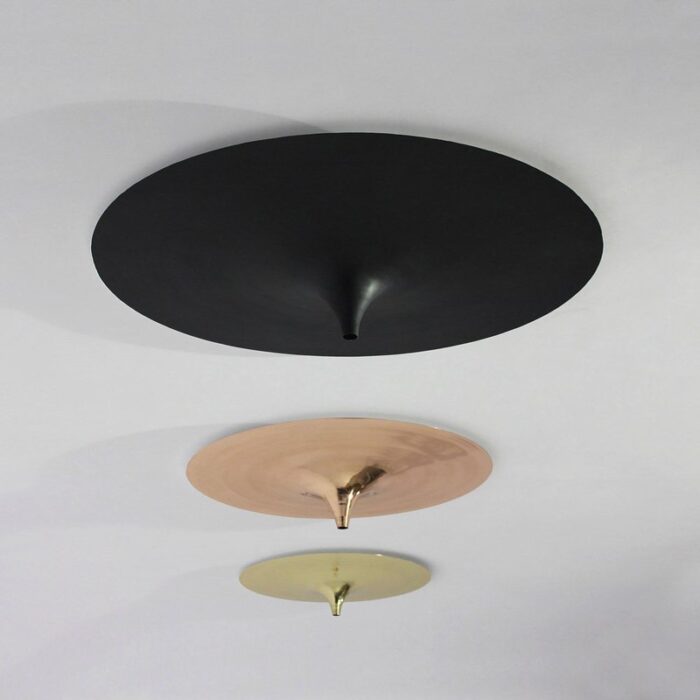 ting tong medium matte nickel ceiling lamp by jean pascal levy trumet 6