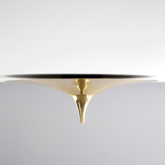 ting tong medium shiny brass ceiling lampr by jean pascal levy trumet 2