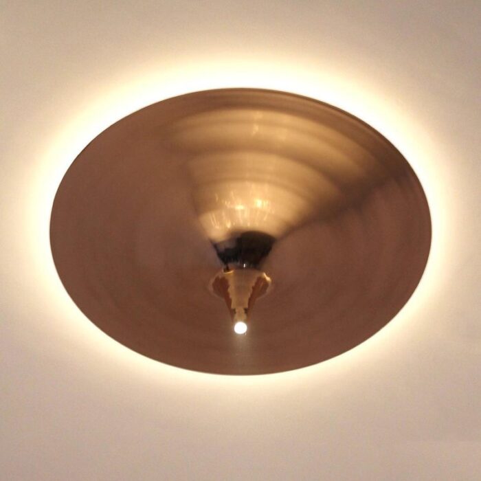 ting tong medium shiny copper ceiling lamp by jean pascal levy trumet 2