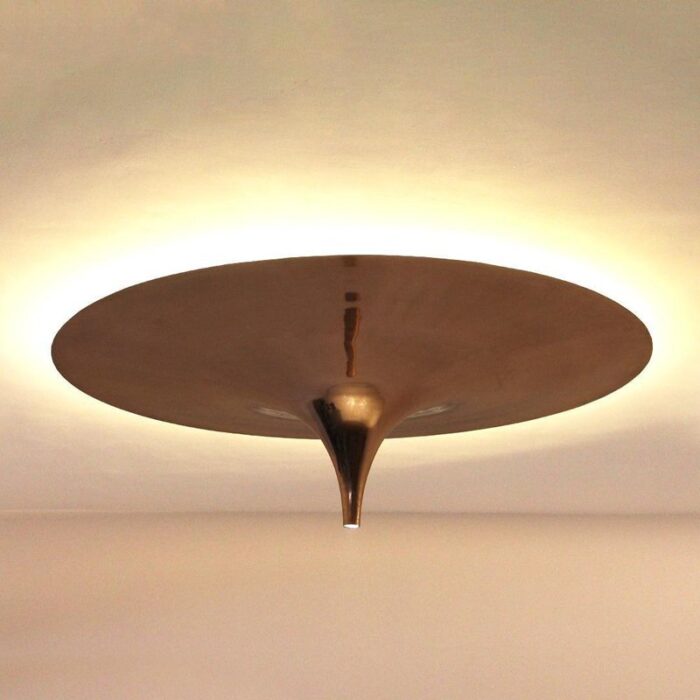 ting tong medium shiny copper ceiling lamp by jean pascal levy trumet 3