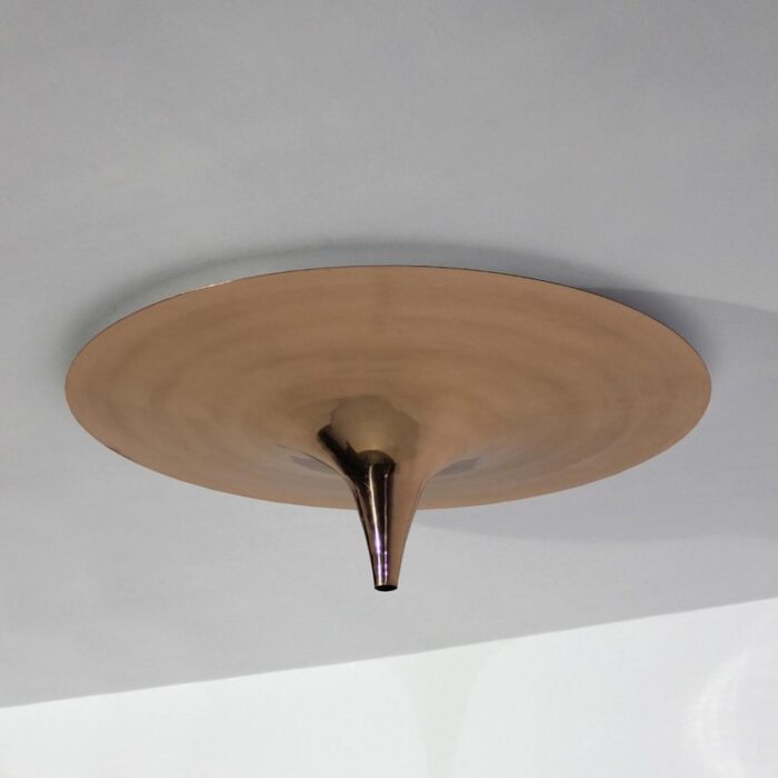 ting tong medium shiny copper ceiling lamp by jean pascal levy trumet 4