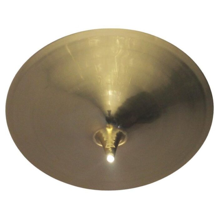 ting tong small matte brass ceiling lamp by jean pascal levy trumet 1