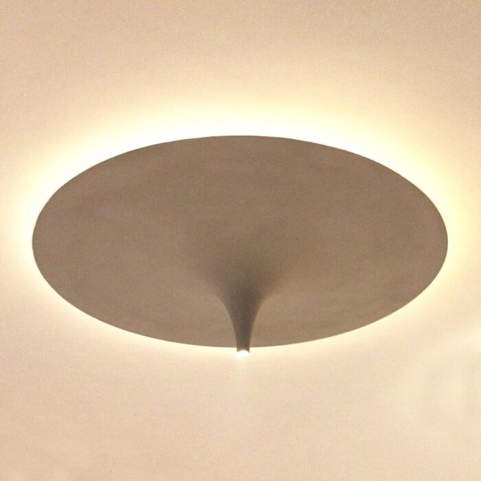 ting tong small matte white ceiling lamp by jean pascal levy trumet 2