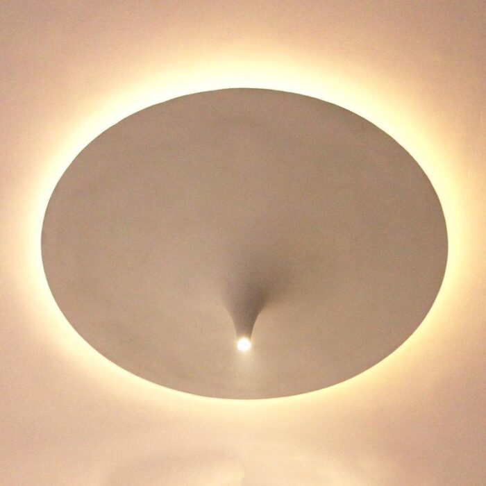 ting tong small matte white ceiling lamp by jean pascal levy trumet 3