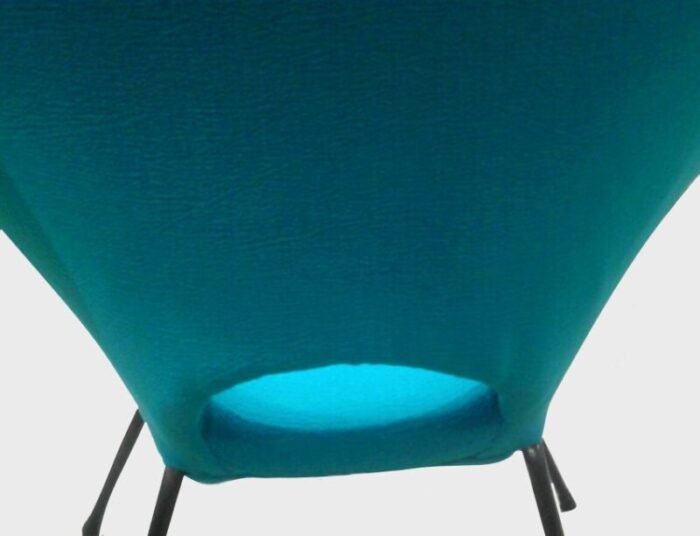 turquoise green lounge chairs 1960s set of 2 2