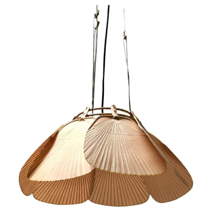 uchiwa ju yon chandelier attributed to ingo maurer germany 1970s 1