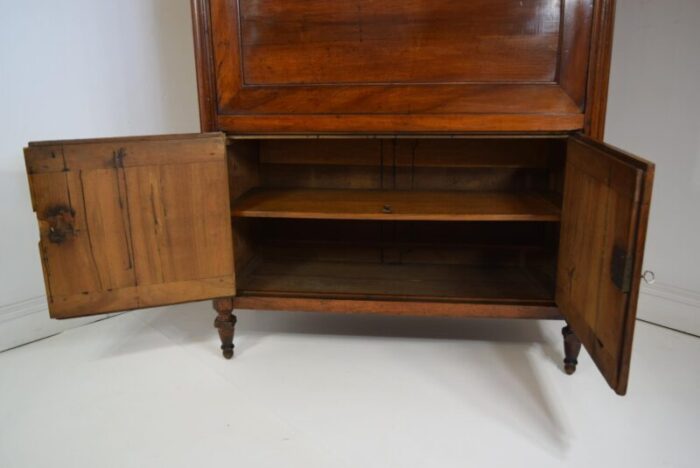 unusual french mahogany secretaire desk 5982