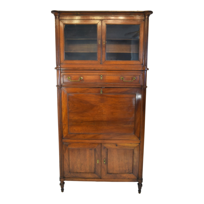 unusual french mahogany secretaire desk 6359