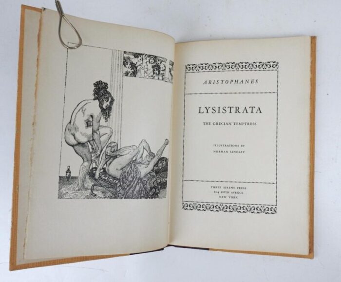 vintage aristophanes lysistrata the grecian temptress book 0221