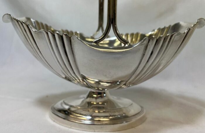 vintage art deco walker and hall silver plate handled pedestal sugar basincandy dish made in england circa 1930 6464