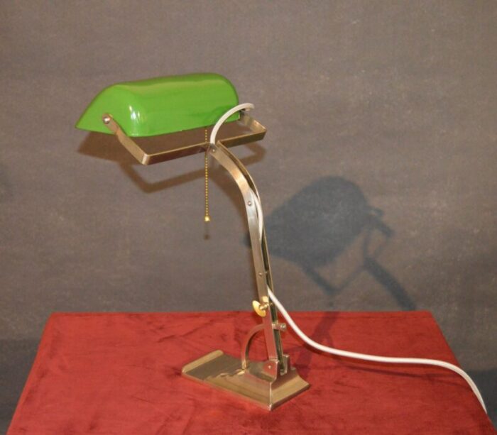 vintage bankers lamp 1920s 4