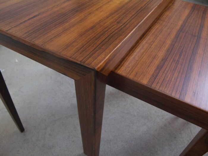 vintage danish nesting rosewood tables by severin hansen 4