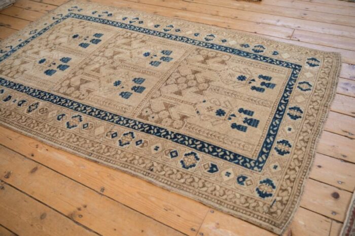 vintage distressed afghani rug 44 x 7 6212