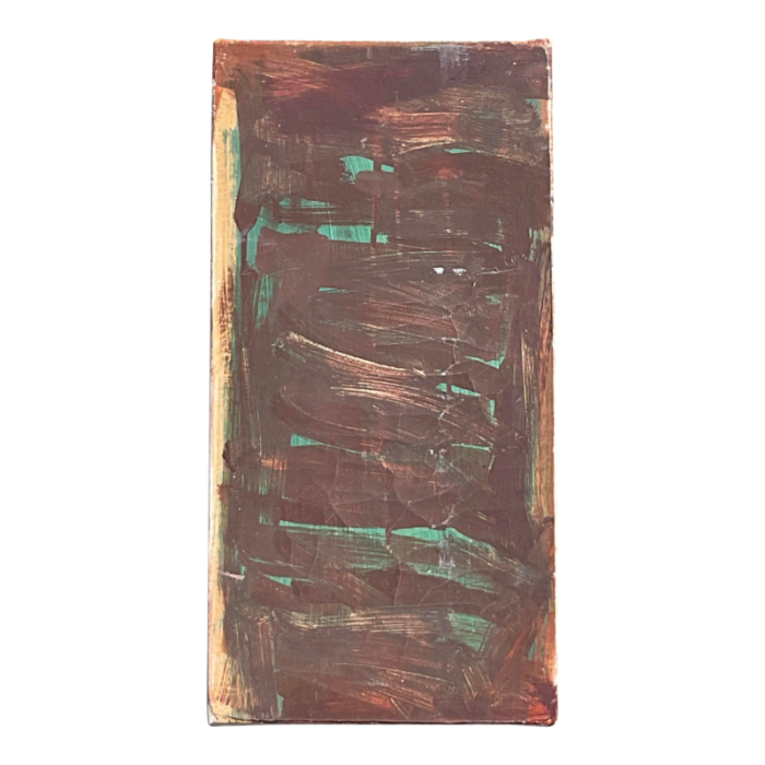 vintage early 21st century russell christoffersen abstract on canvas 9035