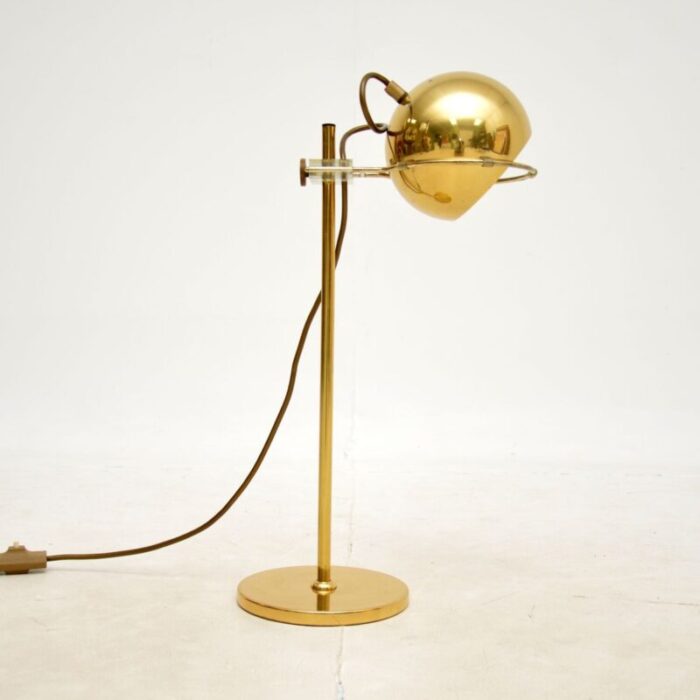 vintage french brass desk lamp 1970s 2