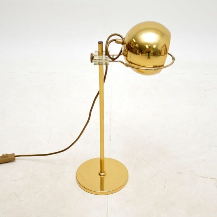 vintage french brass desk lamp 1970s 3