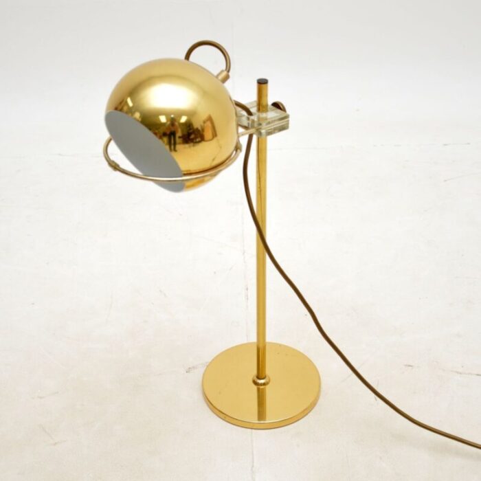 vintage french brass desk lamp 1970s 5