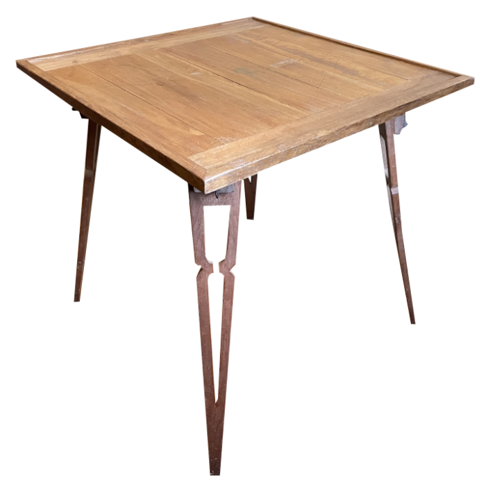 vintage french folding table 1960 0292