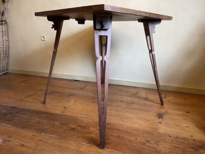 vintage french folding table 1960 4642