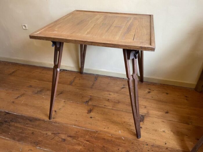 vintage french folding table 1960 5078