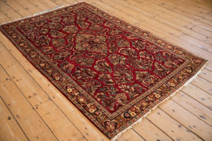 vintage german sarouk rug 42 x 66 2956