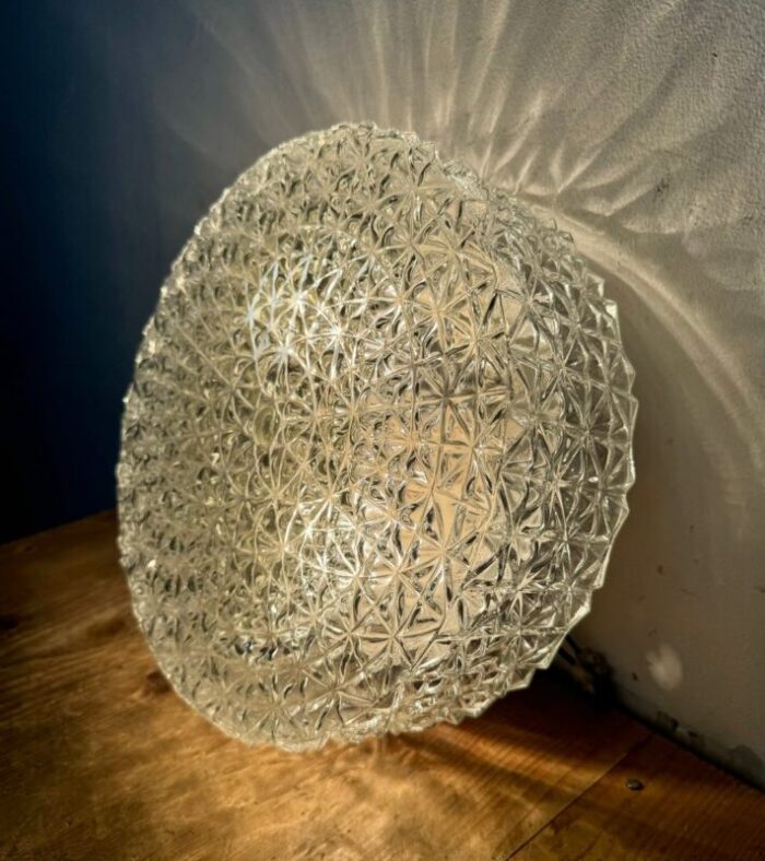 vintage glass wall light 1970s 14 1