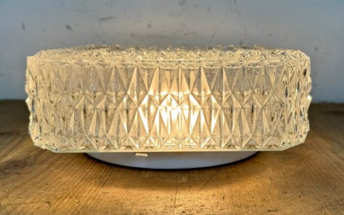 vintage glass wall light 1970s 16