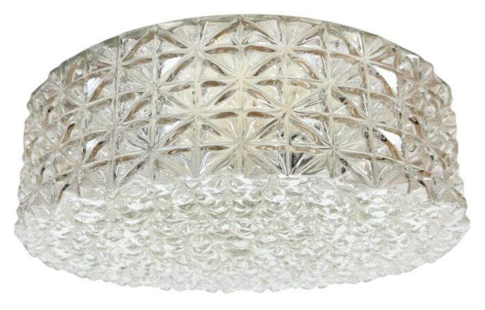 vintage glass wall light 1970s 2 1