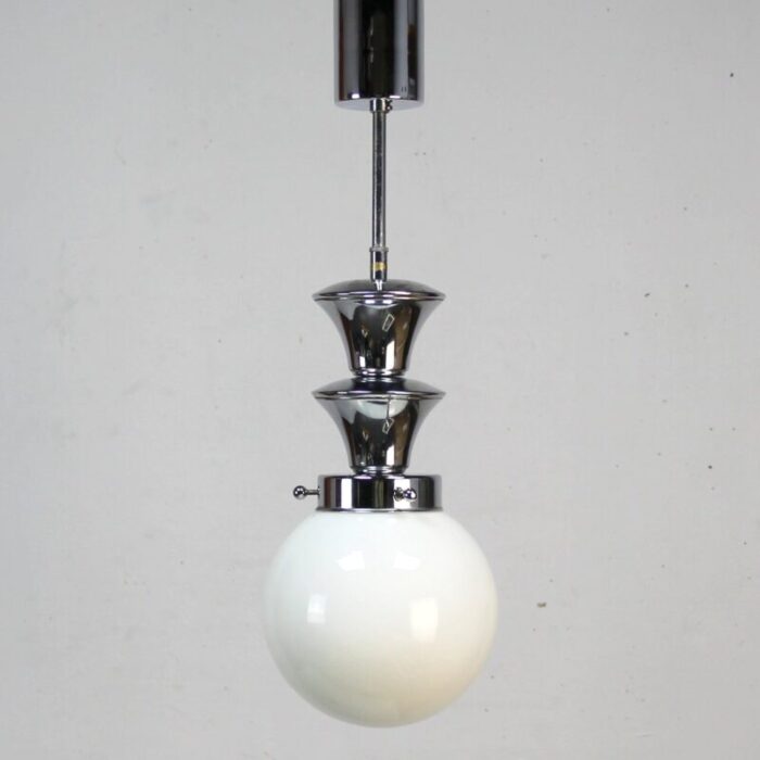 vintage globe ceiling lamp 1950s 1