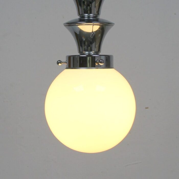 vintage globe ceiling lamp 1950s 2