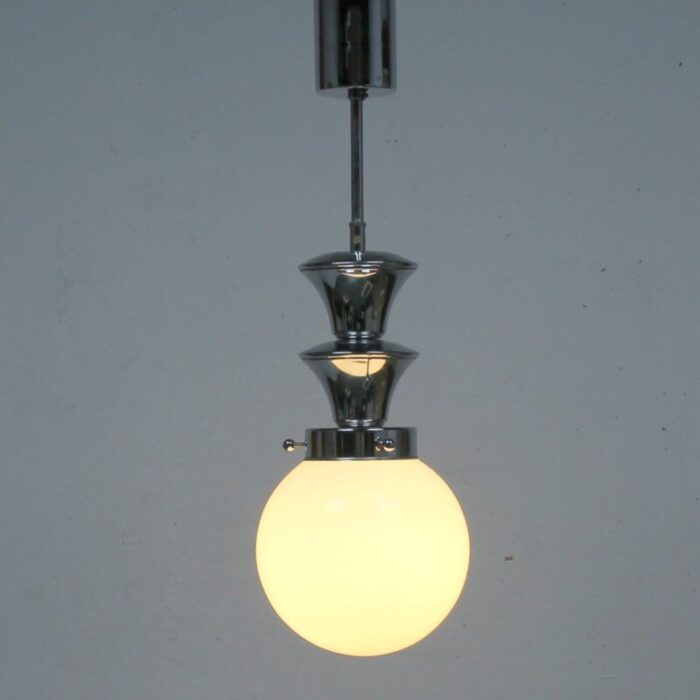 vintage globe ceiling lamp 1950s 3