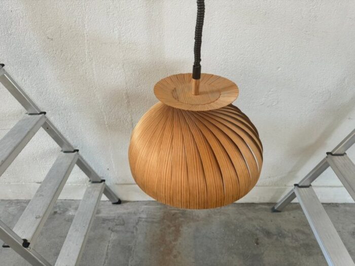 vintage hanging lamp by hans agne jakobsson for ellysett 1960s 3