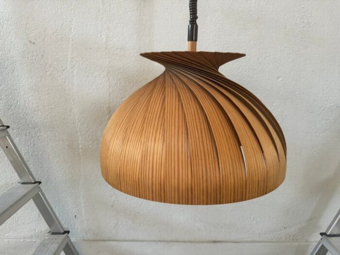 vintage hanging lamp by hans agne jakobsson for ellysett 1960s 4