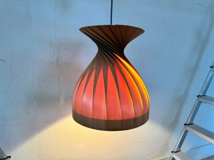 vintage hanging lamp by hans agne jakobsson for ellysett 1960s 5 1