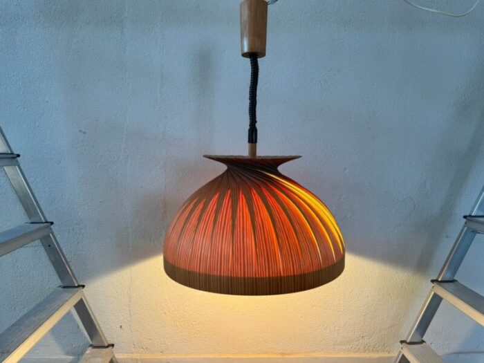 vintage hanging lamp by hans agne jakobsson for ellysett 1960s 9