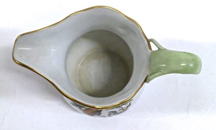 vintage herend wildbird and butterfly creamer 1633