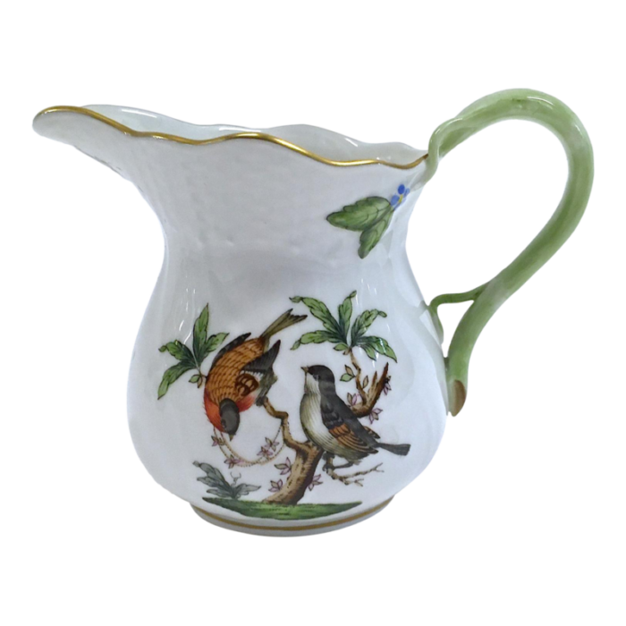 vintage herend wildbird and butterfly creamer 2842