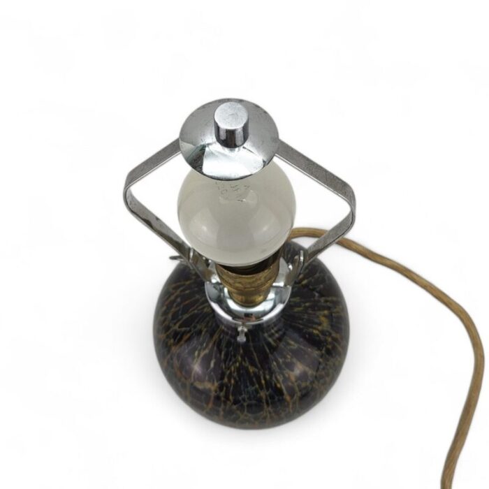 vintage ikora table lamp by karl wiedmann for wmf 1940s 9