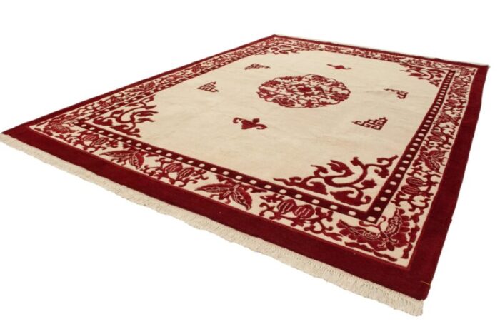 vintage indian peking design carpet 911 x 139 1303