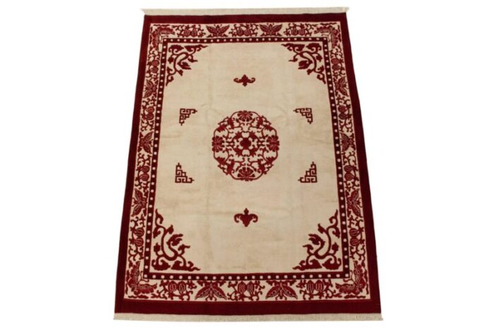 vintage indian peking design carpet 911 x 139 5082