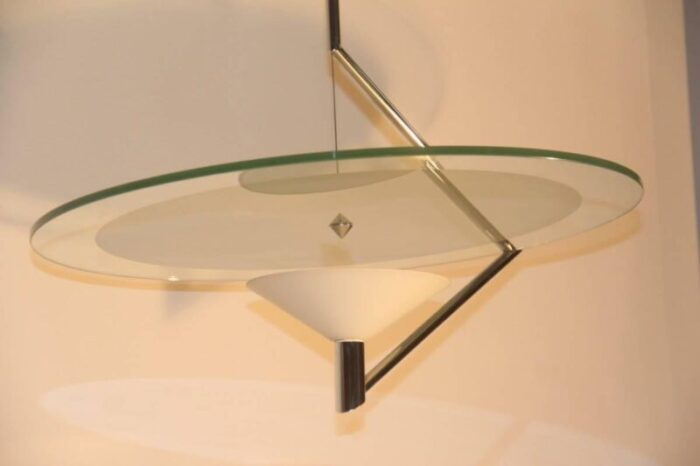 vintage italian ceiling lamp by daniela puppa for fontana arte 2