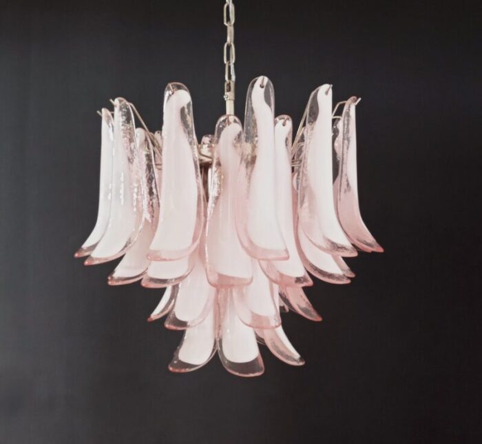 vintage italian murano chandelier from mazzega 1990 1