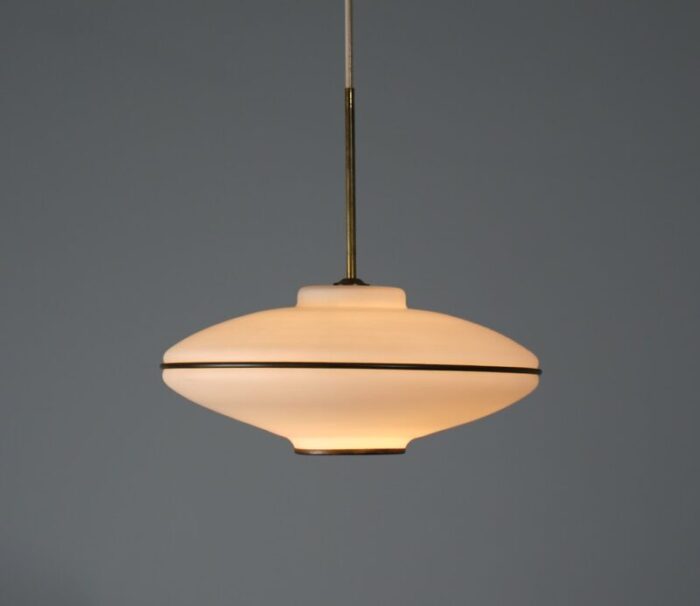 vintage italian ufo pendant lamp 1950s 1