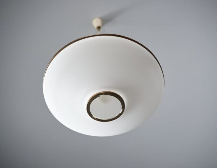 vintage italian ufo pendant lamp 1950s 3