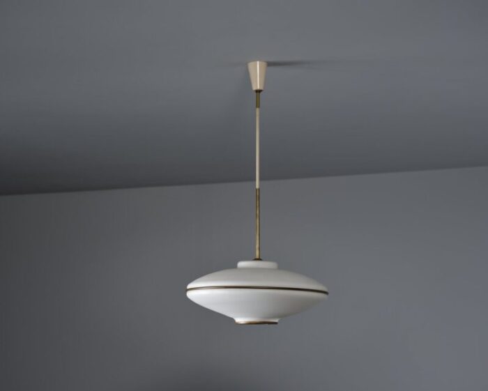 vintage italian ufo pendant lamp 1950s 4