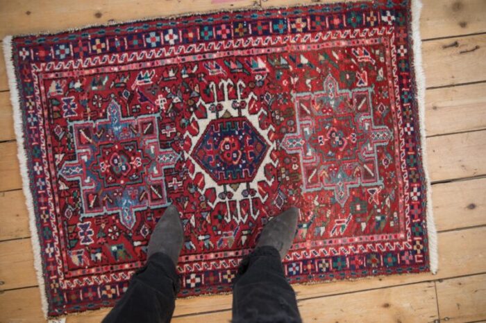 vintage karaja rug 28 x 39 2032