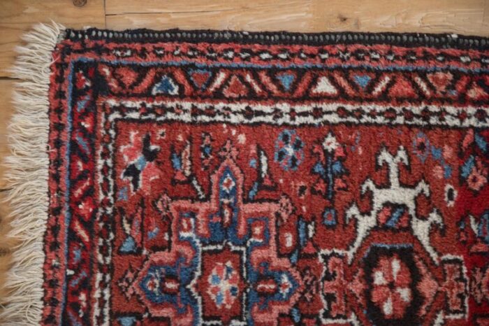 vintage karaja rug mat 21 x 210 8997